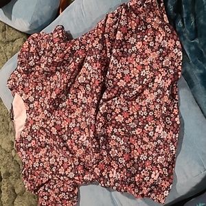 2XL Maternity Floral T-Shirt